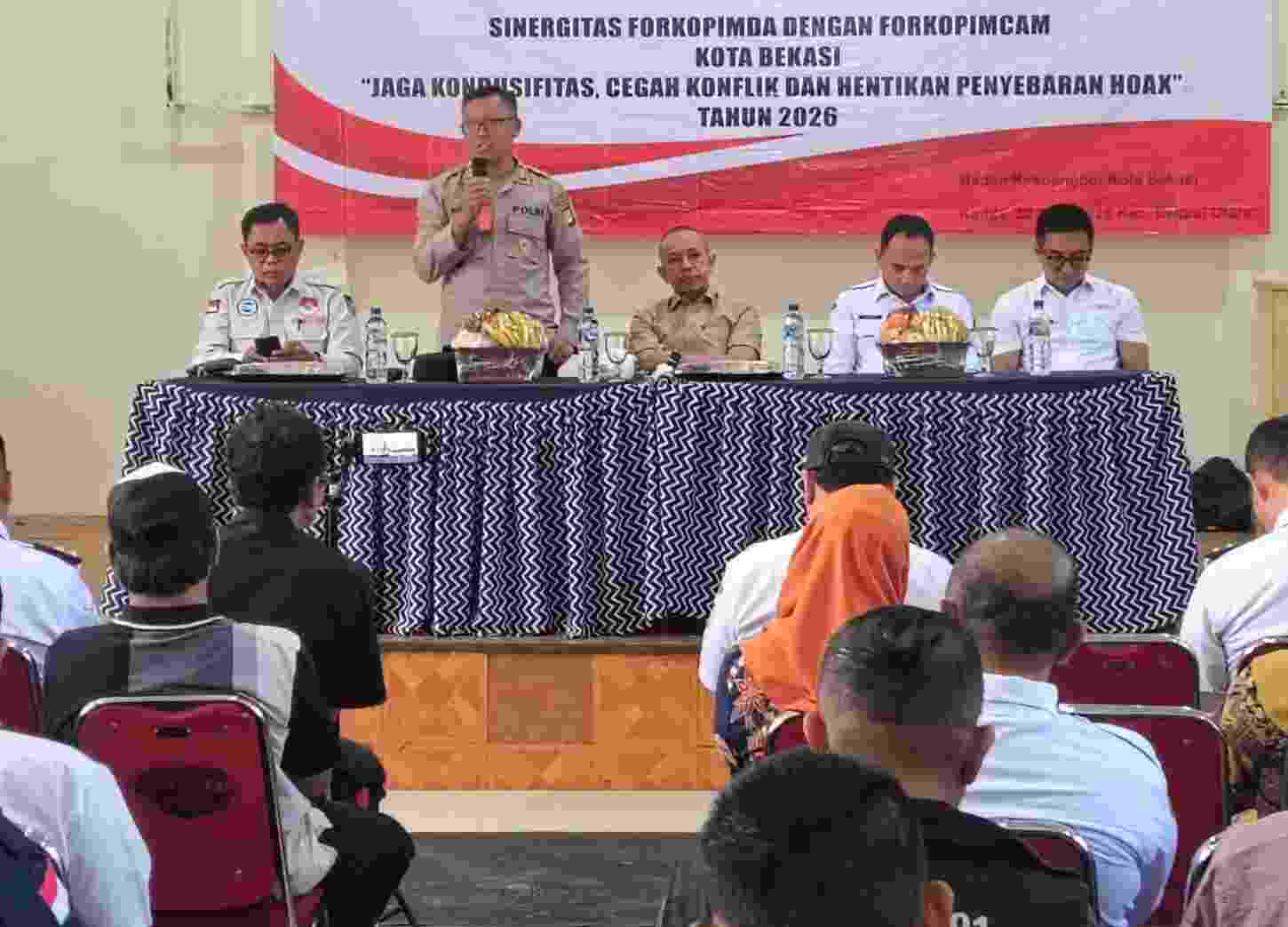 POLSEK BEKASI UTARA LAKSANAKAN KEGIATAN JAGA JAKARTA ON THE SPOT DAN PENYERAPAN ASPIRASI MASYARAKAT
