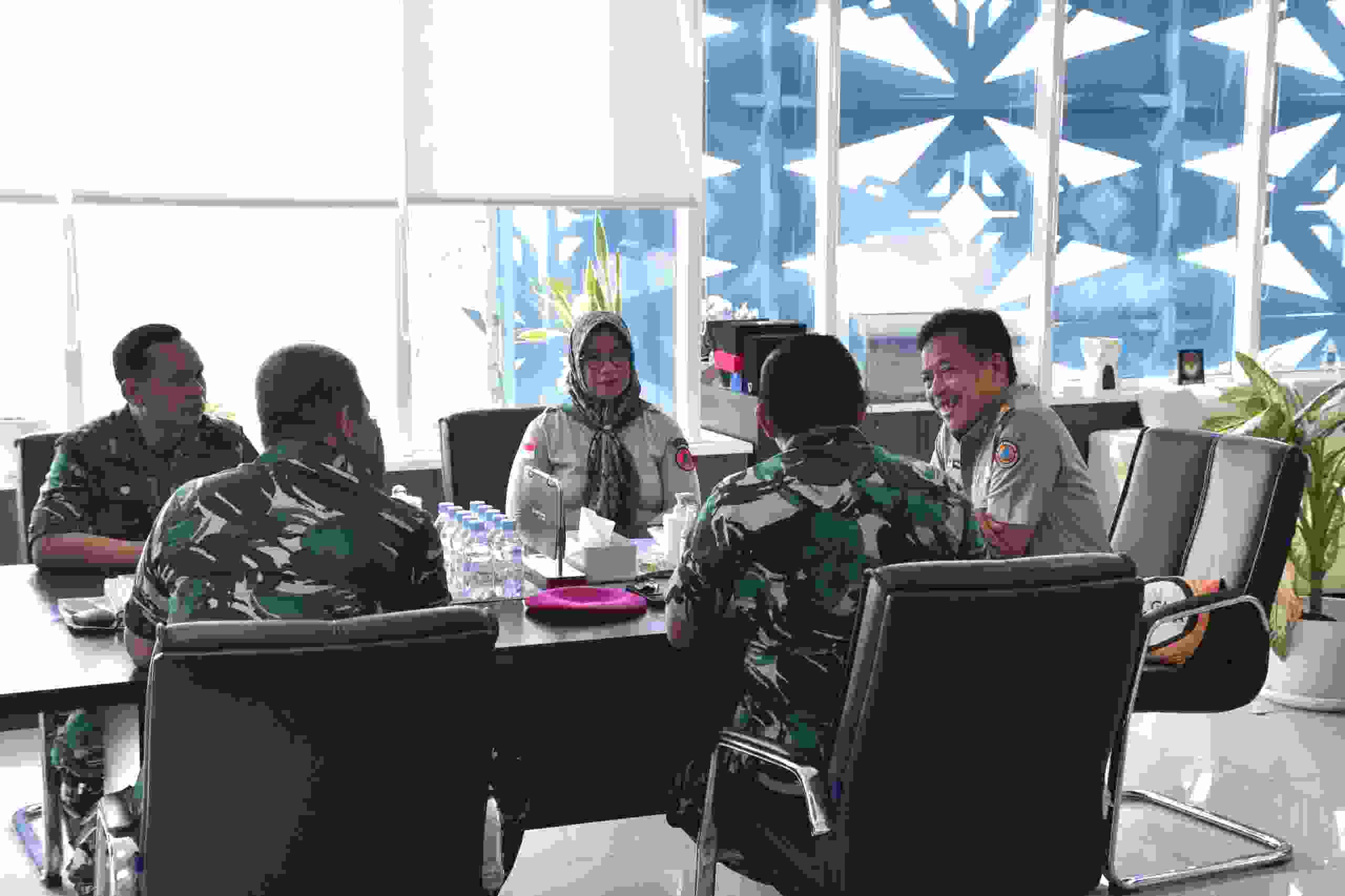 PERERAT KOLABORASI, WADAN KODAERAL III KUNJUNGI KANTOR BNPB