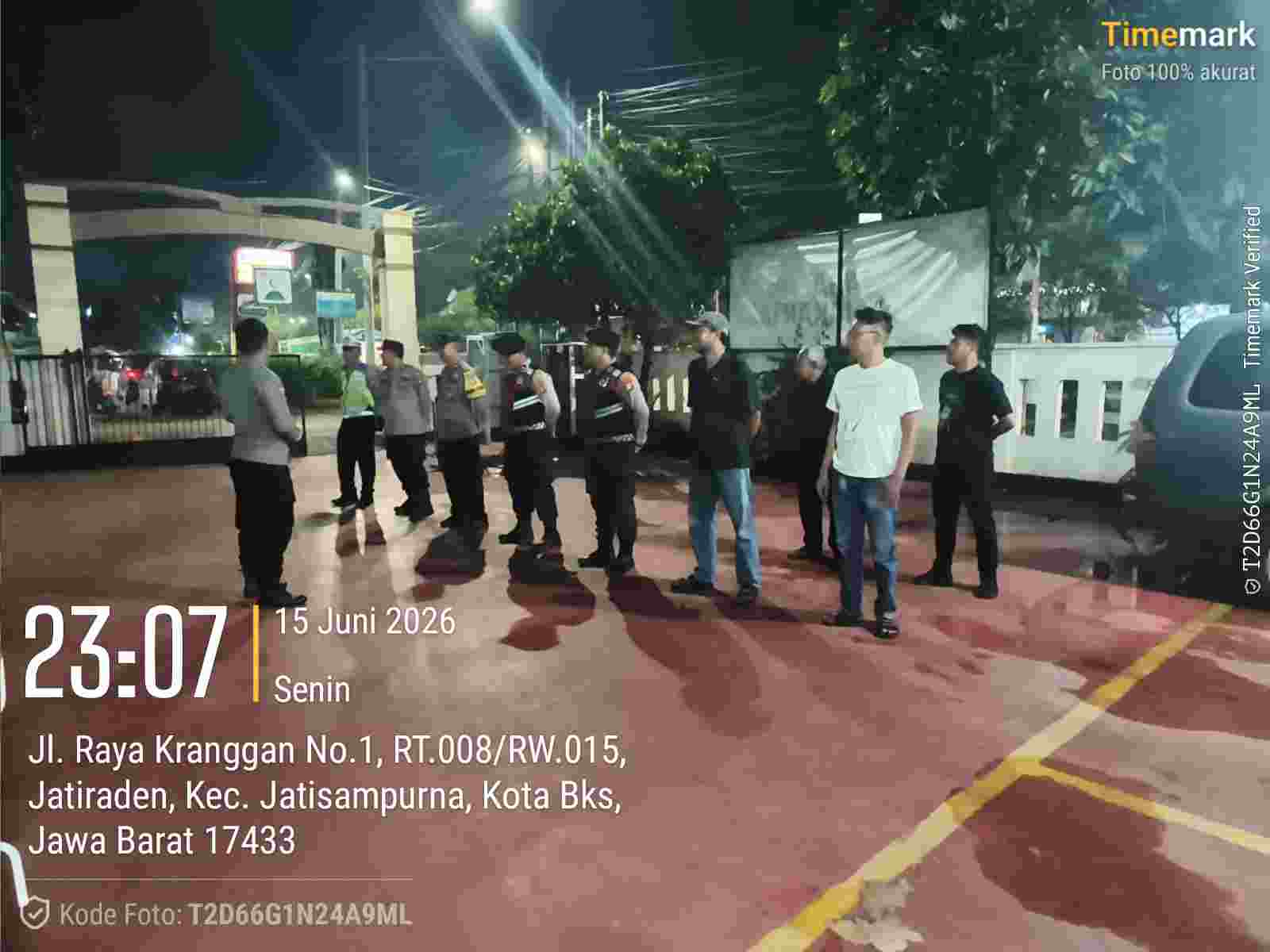 Polsek Jatisampurna Gelar Patroli Mobile dan Operasi Jaya 21, Antisipasi 3C, Tawuran, dan Gangguan Kamtibmas