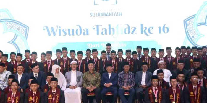 Menag Nasaruddin Umar Apresiasi Yayasan Sulaimaniyah Cetak Ratusan Hafidz Al-Qur’an