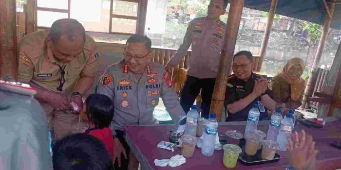 On The Spot Kapolres Metro Jakarta Utara di Pejagalan, Perkuat Komunikasi dan Antisipasi Gangguan Kamtibmas
