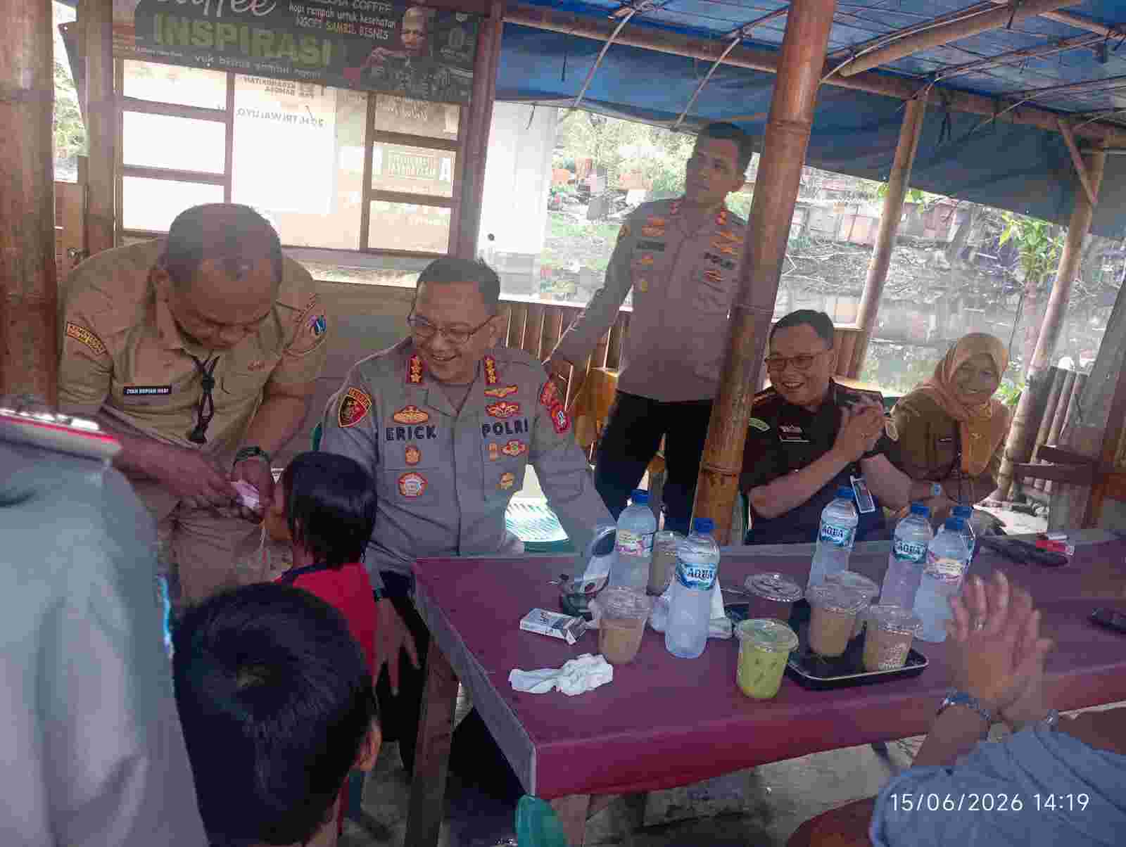 On The Spot Kapolres Metro Jakarta Utara di Pejagalan, Perkuat Komunikasi dan Antisipasi Gangguan Kamtibmas
