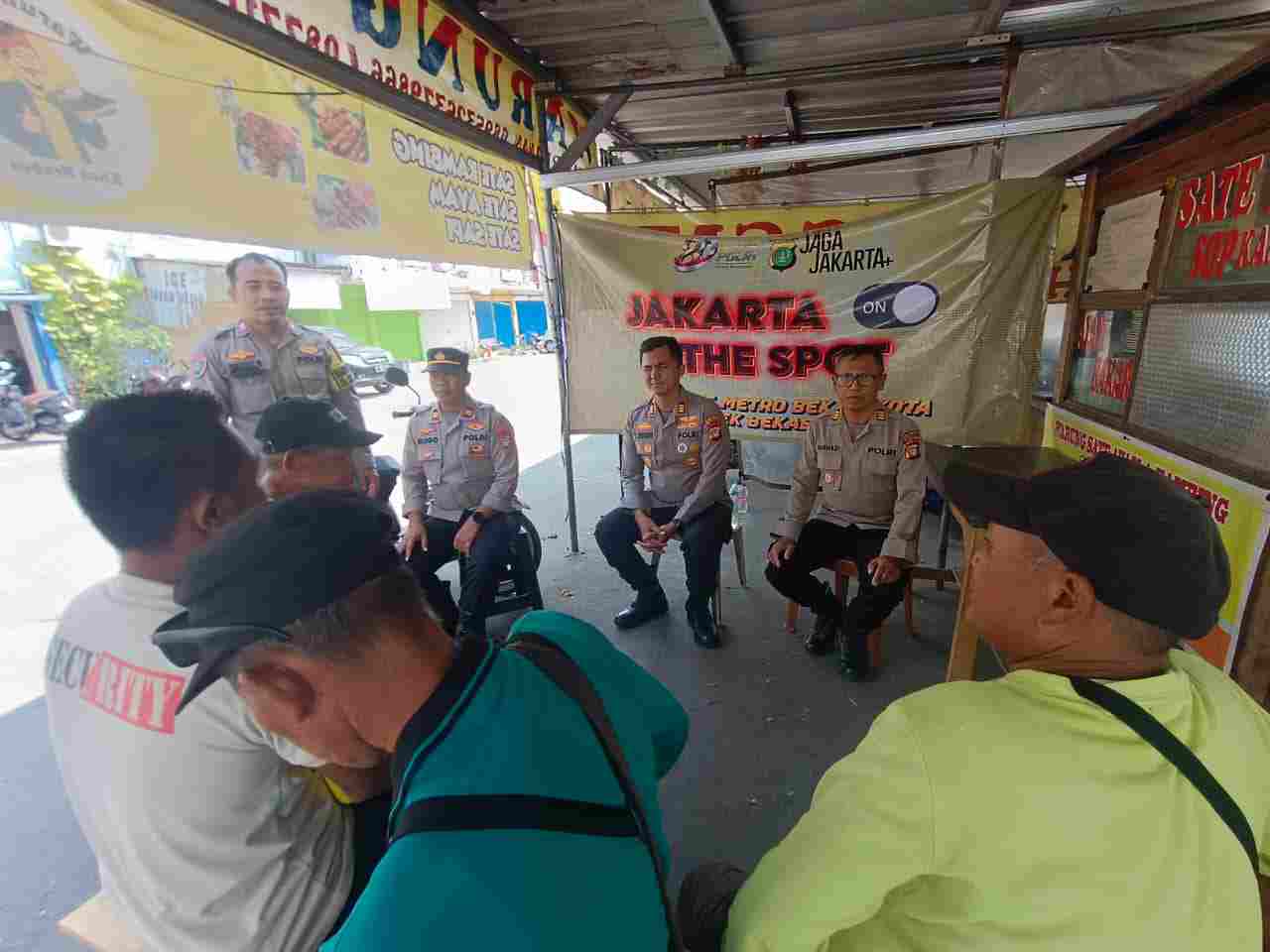 Kapolsek Bekasi Utara Laksanakan Jakarta On The Spot di Kelurahan Harapan Baru