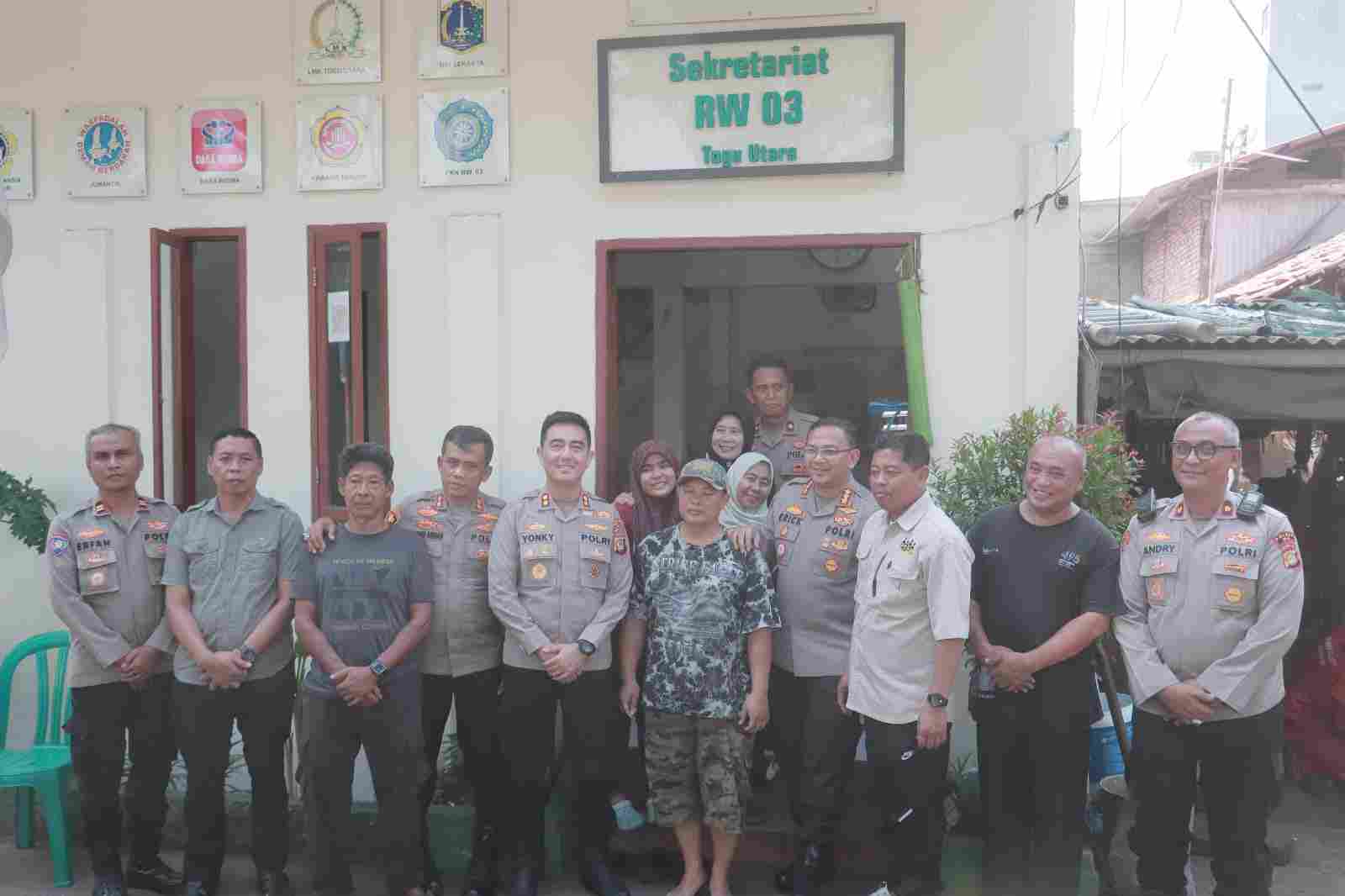 Polres Metro Jakarta Utara Serap Aspirasi Warga Tugu Utara dalam Program Jaga Jakarta On The Spot