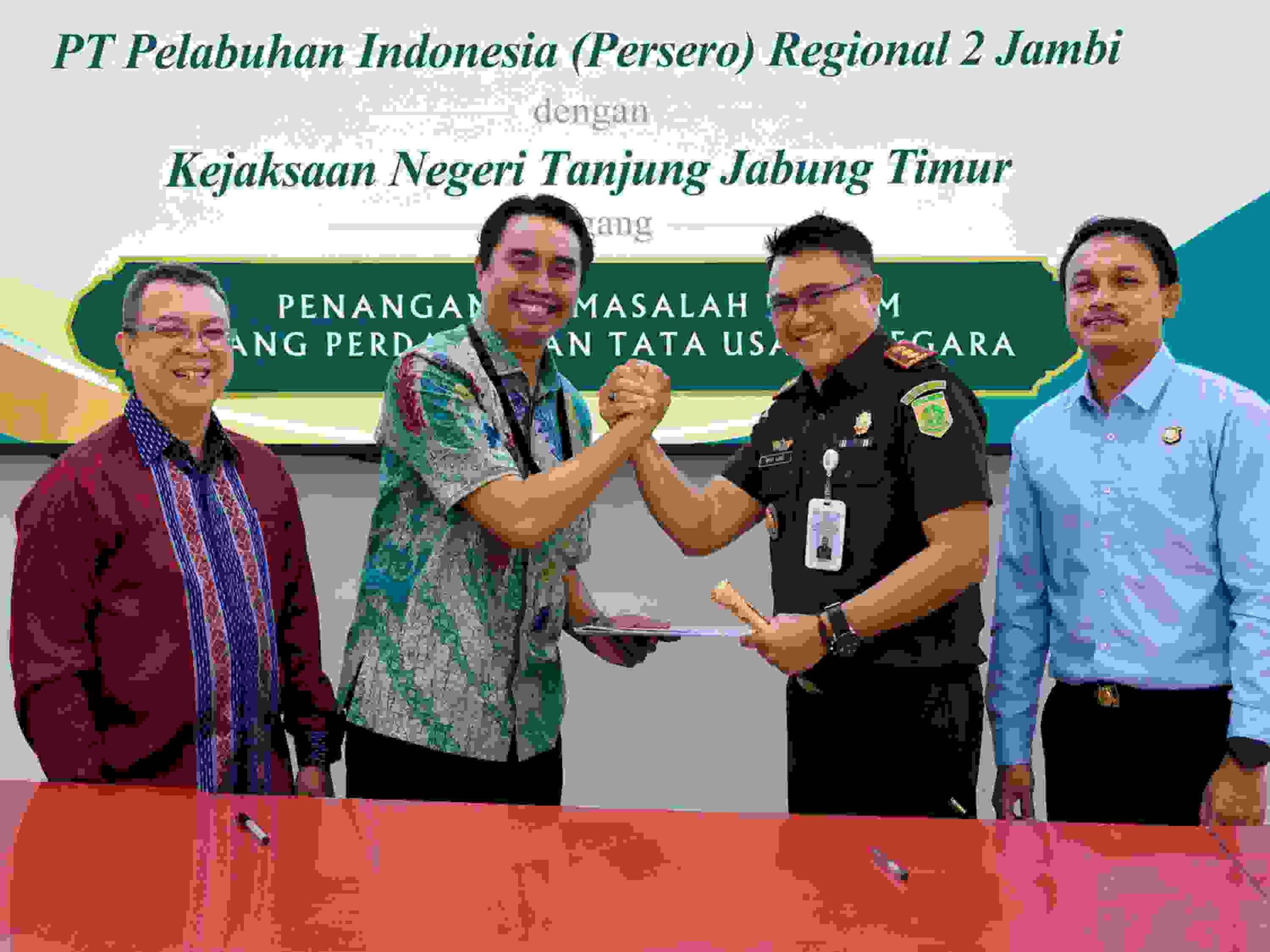 Pelindo Regional 2 Jambi dan Kejari Tanjab Timur Perkuat Kolaborasi Hukum untuk Jaga Aset Negara dan Dukung Operasional Pelabuhan