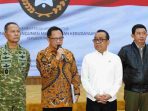 Wakil Ketua I Satgas PRR Letjen TNI Richard Tampubolon dampingi Ketua Satgas : Satgas PRR Minta K/L dan Pemda Tancap Gas Pemulihan Permanen