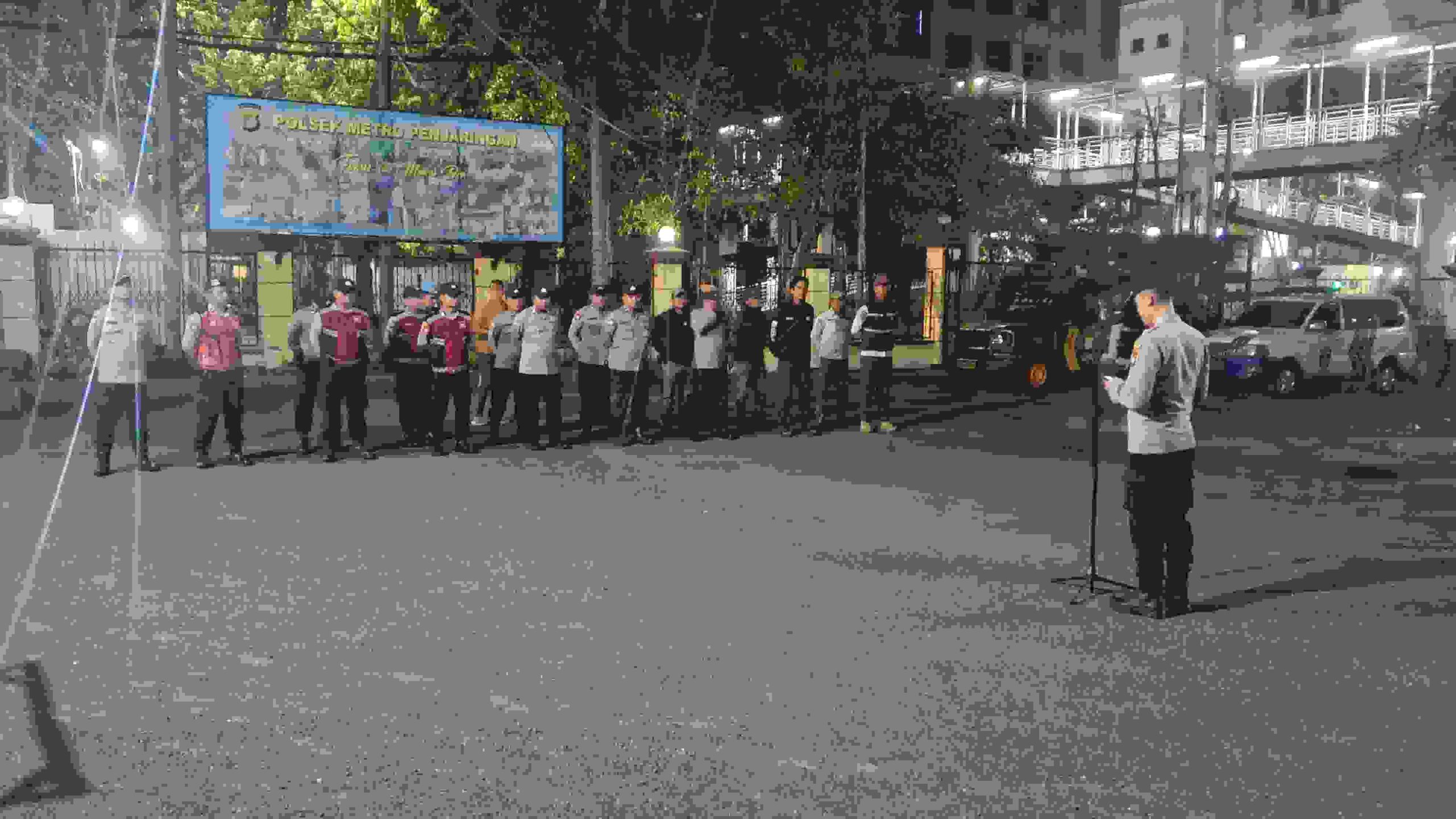 Polsek Metro Penjaringan Intensifkan KRYD, Delapan Sepeda Motor Diamankan Saat Patroli Malam