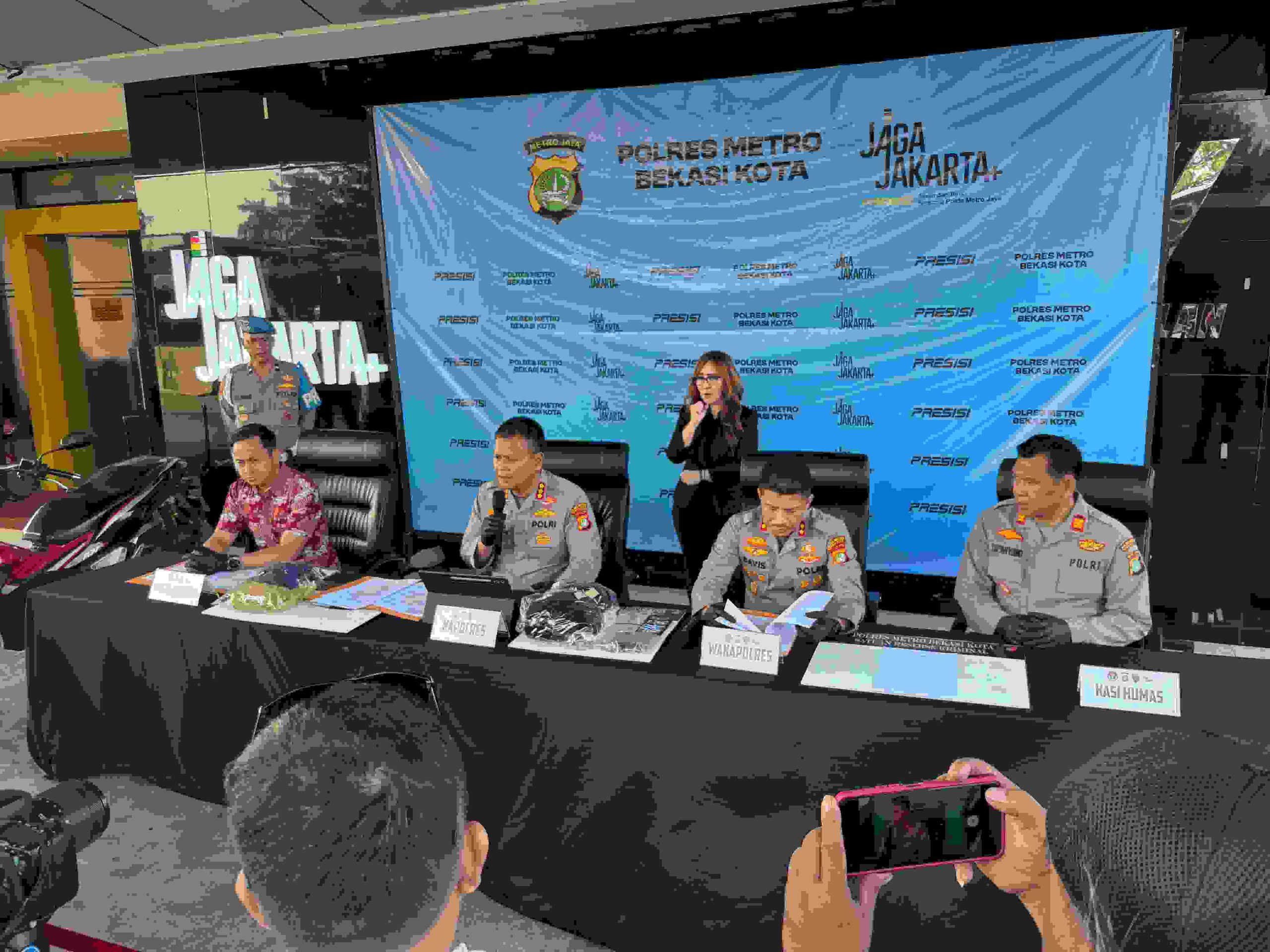 Polres Metro Bekasi Kota Ungkap Kasus Pengancaman Anak kepada Ibu dan Penggelapan Sepeda Motor