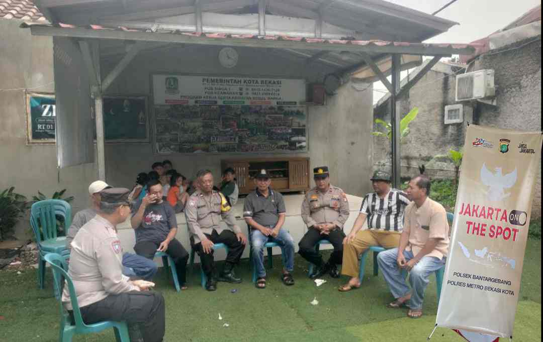 Jaga Jakarta On The Spot: Polsek Bantargebang Serap Aspirasi Warga Padurenan
