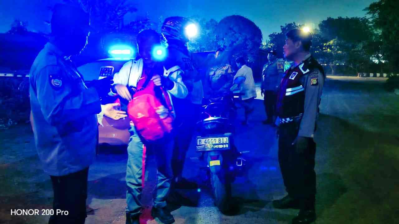 Polsek Cilincing Intensifkan Patroli KRYD, Antisipasi Tawuran dan Kejahatan Jalanan