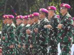 KODAERAL V HADIRI PEMBARETAN 962 PRAJURIT MUDA KORPS MARINIR DI MALANG