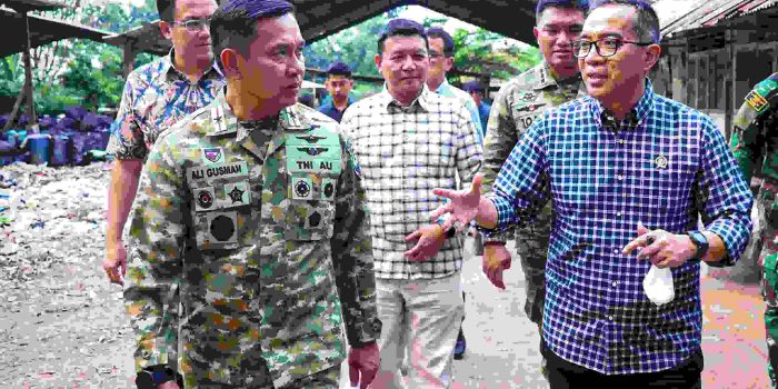 Lanud Halim Perdanakusuma Kembangkan Pengelolaan Sampah Berkelanjutan Berkapasitas 100 Ton