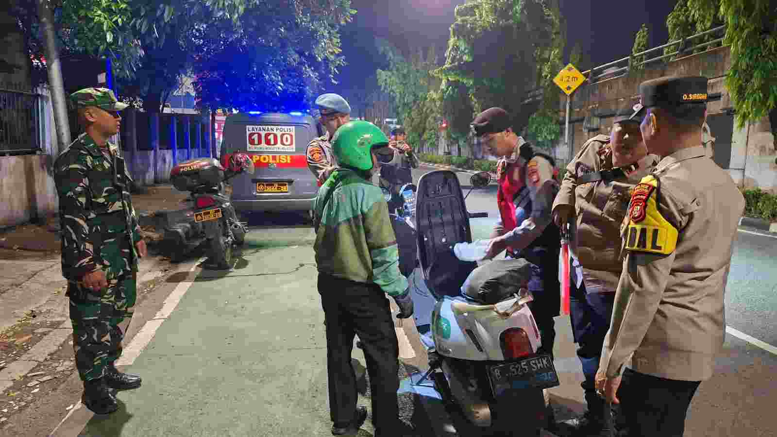 Polres Jakpus Gelar Operasi Cipta Kondisi, Sejumlah Motor Tanpa Surat Diamankan