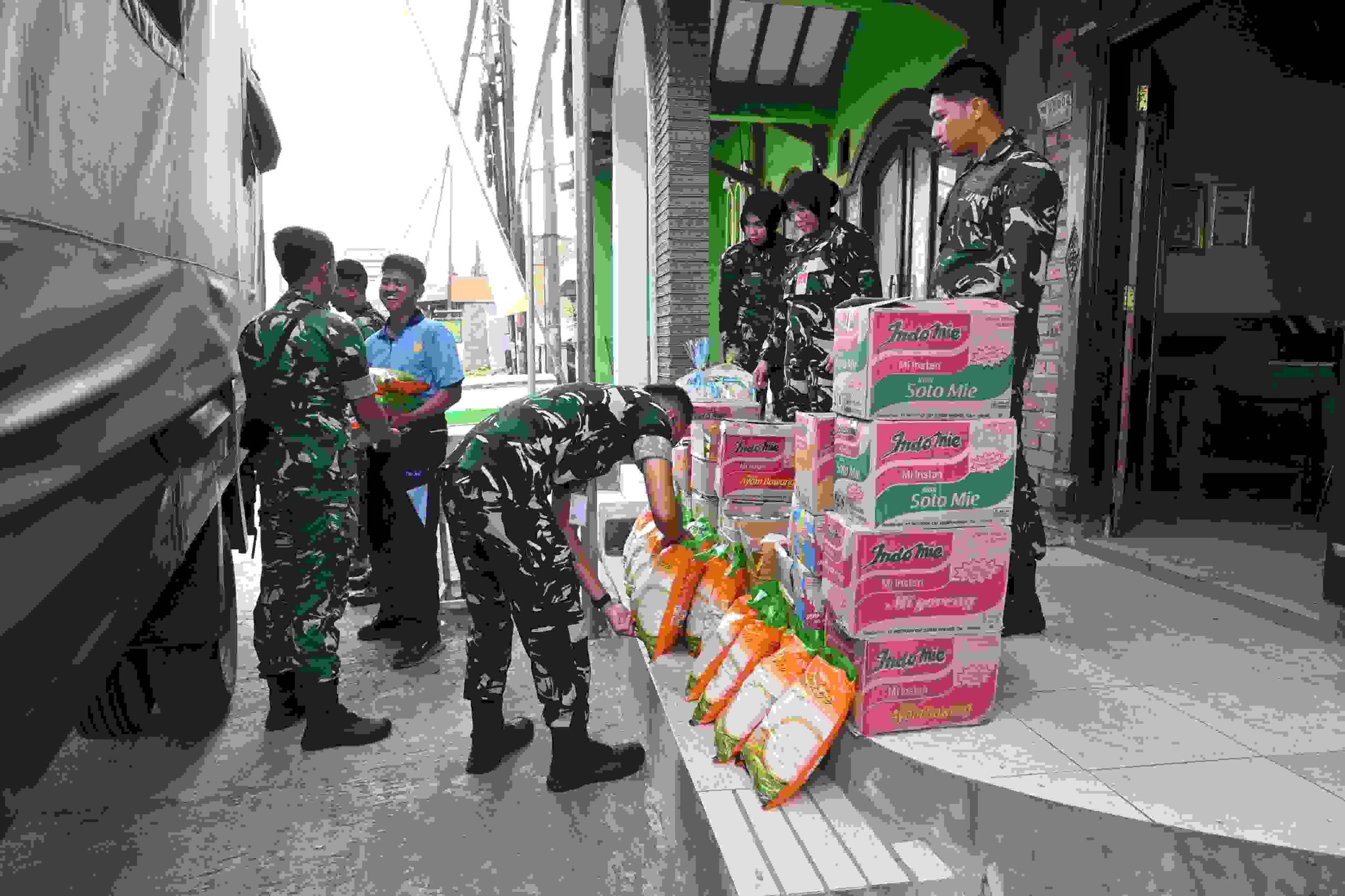 Peduli Sesama, Lanud Sugiri Sukani Salurkan Bantuan Sosial ke Dua Panti Asuhan di Majalengka