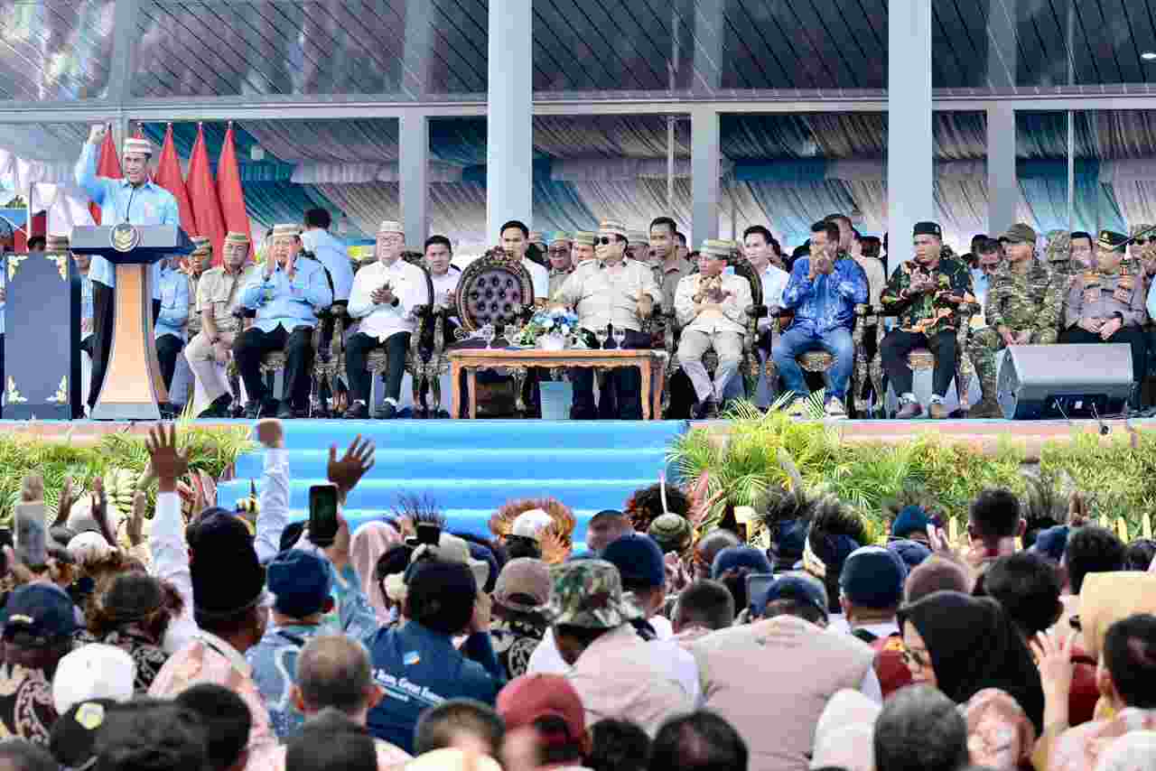 Panglima TNI Dampingi Presiden RI Hadiri Puncak PENAS Petani dan Nelayan XVII Tahun 2026 di Gorontalo