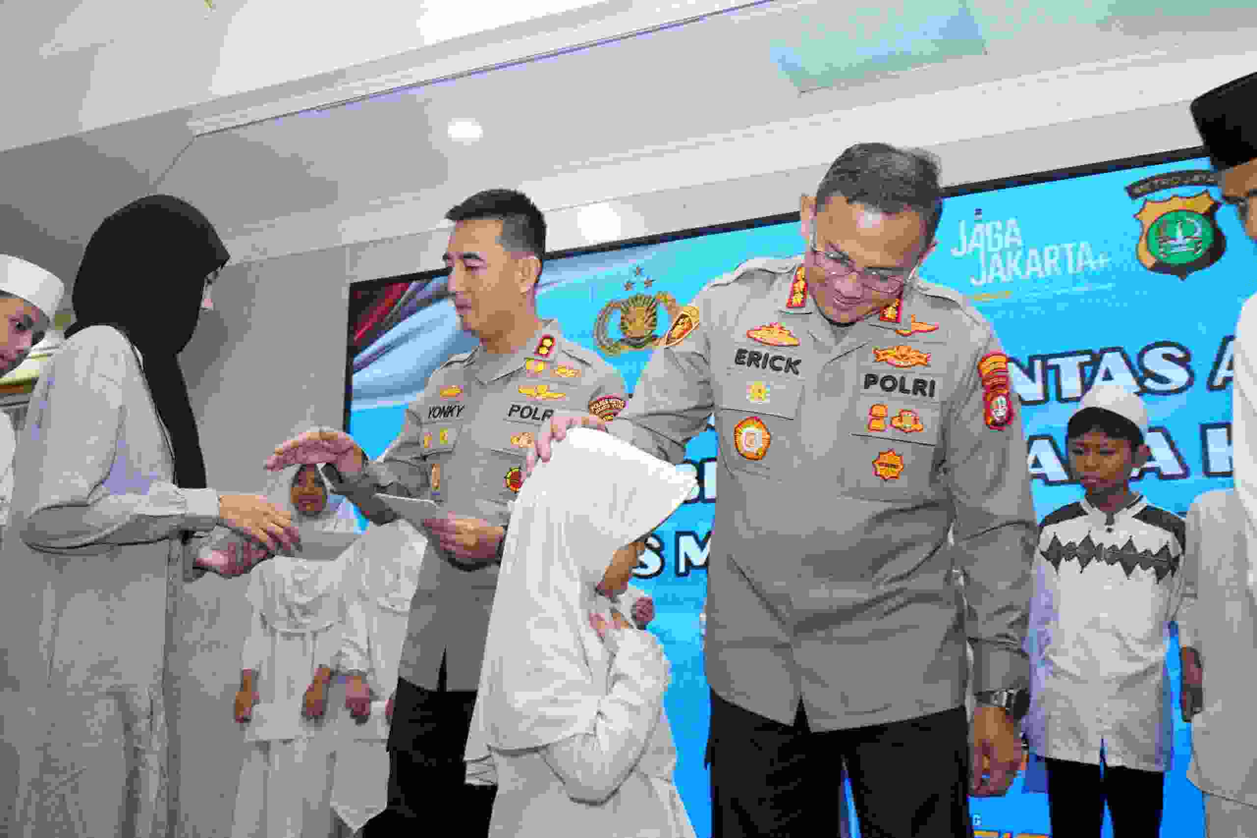 Polres Metro Jakarta Utara Gelar Doa Lintas Agama dan Santuni Anak Yatim Sambut Hari Bhayangkara ke-80