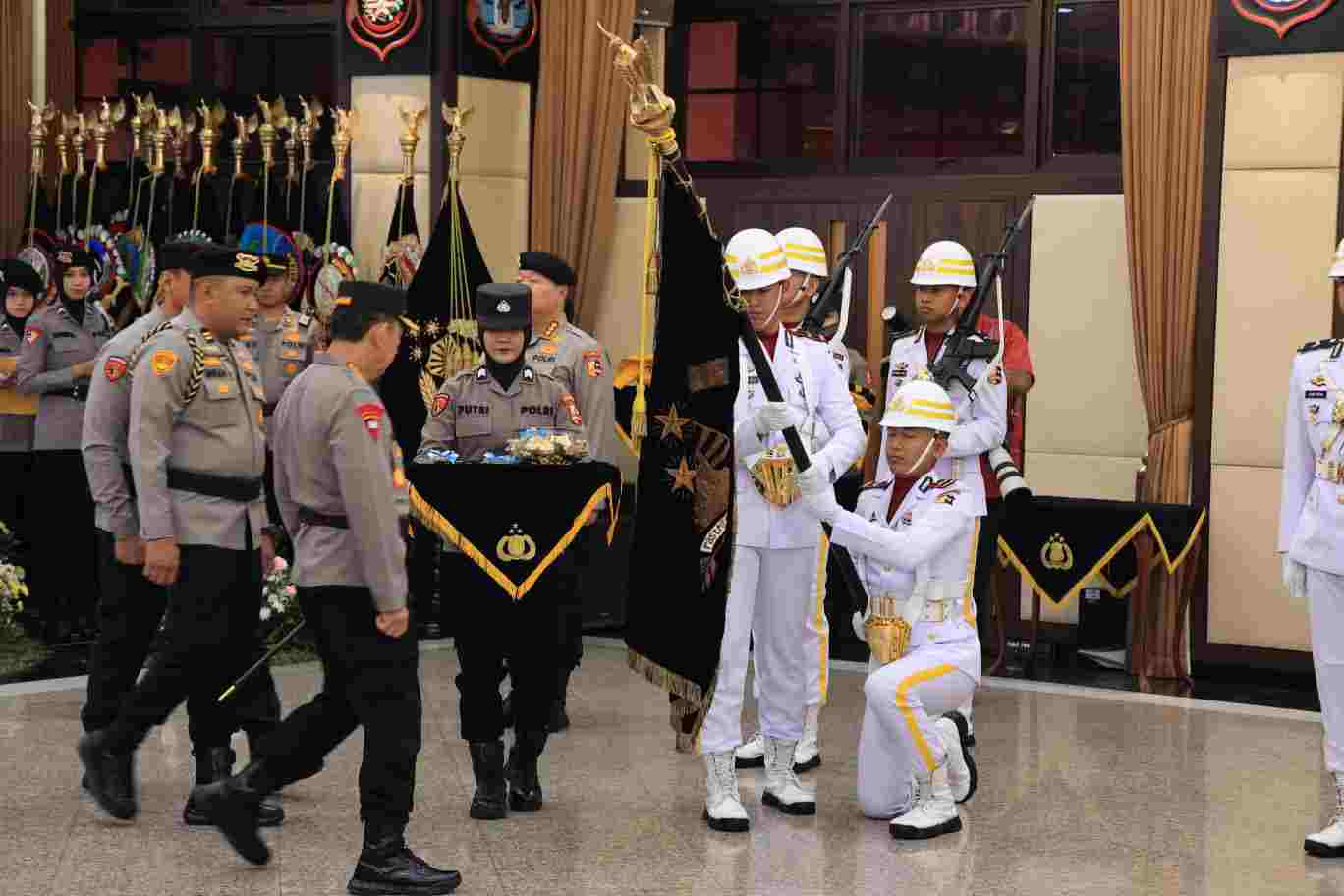 Jelang Hari Bhayangkara ke-80, Polri Gelar Upacara Penyucian Panji Rastra Sewakottama