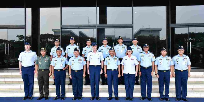 Perkuat Kemitraan Strategis, Wakasau Terima Kunjungan Commander Pacific Air Forces