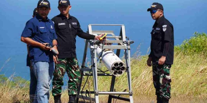 Dislitbangau Uji Performa Roket WAFAR RD-702, Dukung Kemandirian Industri Pertahanan Nasional