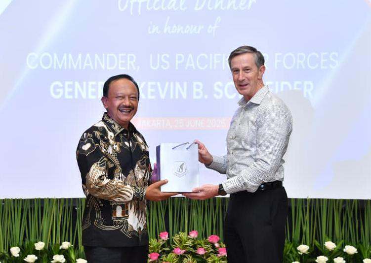 TNI AU – US PACAF Perkuat Kemitraan Strategis, Wakasau Jamu Makan Malam COMPACAF