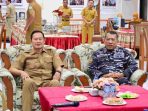 PERKUAT SINERGI DUKUNG KETAHANAN PANGAN, KOMANDAN KODAERAL V LAKSANAKAN COURTESY CALL KEPADA BUPATI LAMONGAN