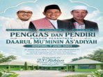 23 Tahun Kiprah Pondok Pesantren Darul Mu’minin As’adiyah Doping, Wajo: “Merawat Tradisi, Membangun Peradaban” 23 Tahun Kiprah Pondok Pesantren Darul Mu’minin As’adiyah Doping, Wajo: “Merawat Tradisi, Membangun Peradaban”