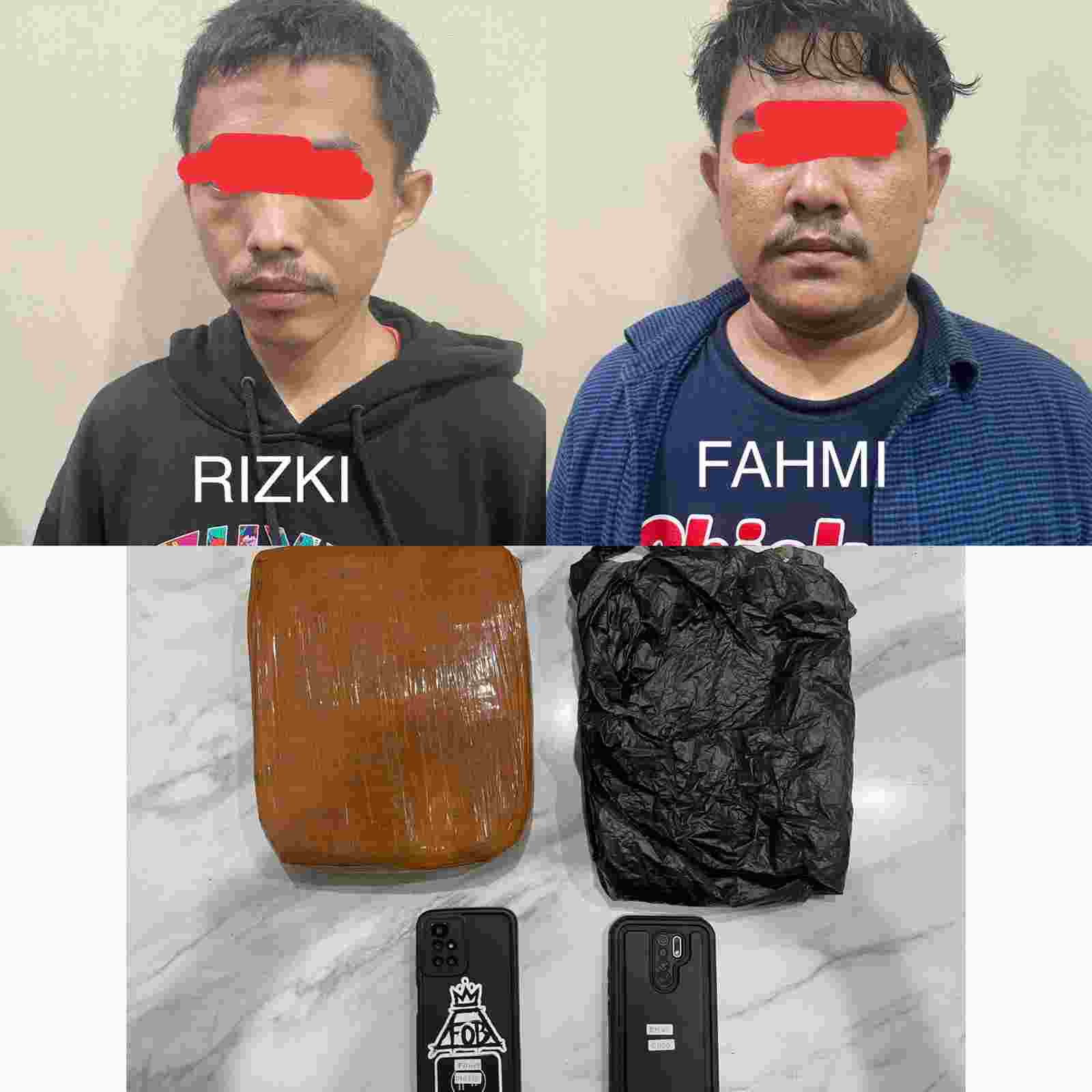Satresnarkoba Polres Priok Ungkap Kasus Peredaran Ganja, Dua Pelaku Diamankan