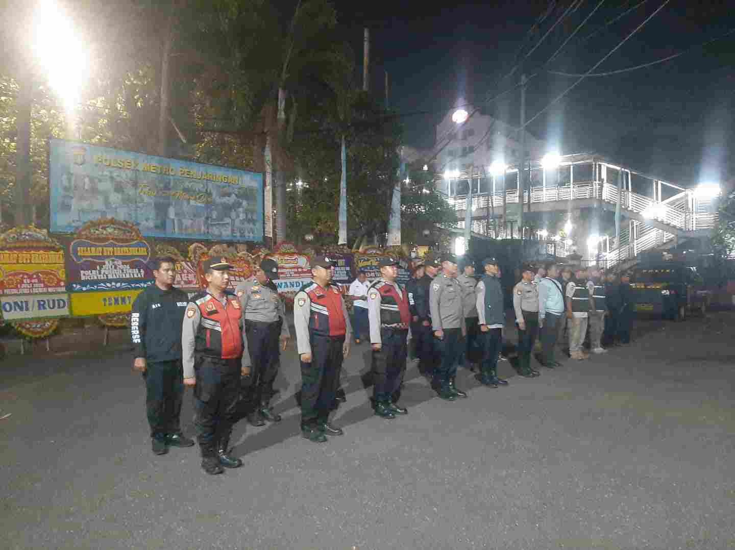 Polsek Metro Penjaringan Gelar KRYD, 11 Motor Tanpa Surat Diamankan Saat Patroli Malam
