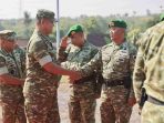 Pastikan Kesiapan Prajurit, Wapang TNI Bersama Menhan Tinjau Marshalling Area Yonif TP 937/Satria Kalijaga Pastikan Kesiapan Prajurit, Wapang TNI Bersama Menhan Tinjau Marshalling Area Yonif TP 937/Satria Kalijaga