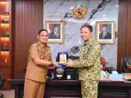 PERKUAT SINERGI TNI AL DAN PEMERINTAH DAERAH, DANKODAERAL III LAKSANAKAN KUNJUNGAN KERJA KE BUPATI BEKASI