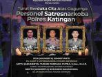 Tiga Personel Polri Gugur Saat Bertugas Ungkap Kasus Narkoba di Katingan, Dianugerahi Kenaikan Pangkat Luar Biasa Anumerta Tiga Personel Polri Gugur Saat Bertugas Ungkap Kasus Narkoba di Katingan, Dianugerahi Kenaikan Pangkat Luar Biasa Anumerta