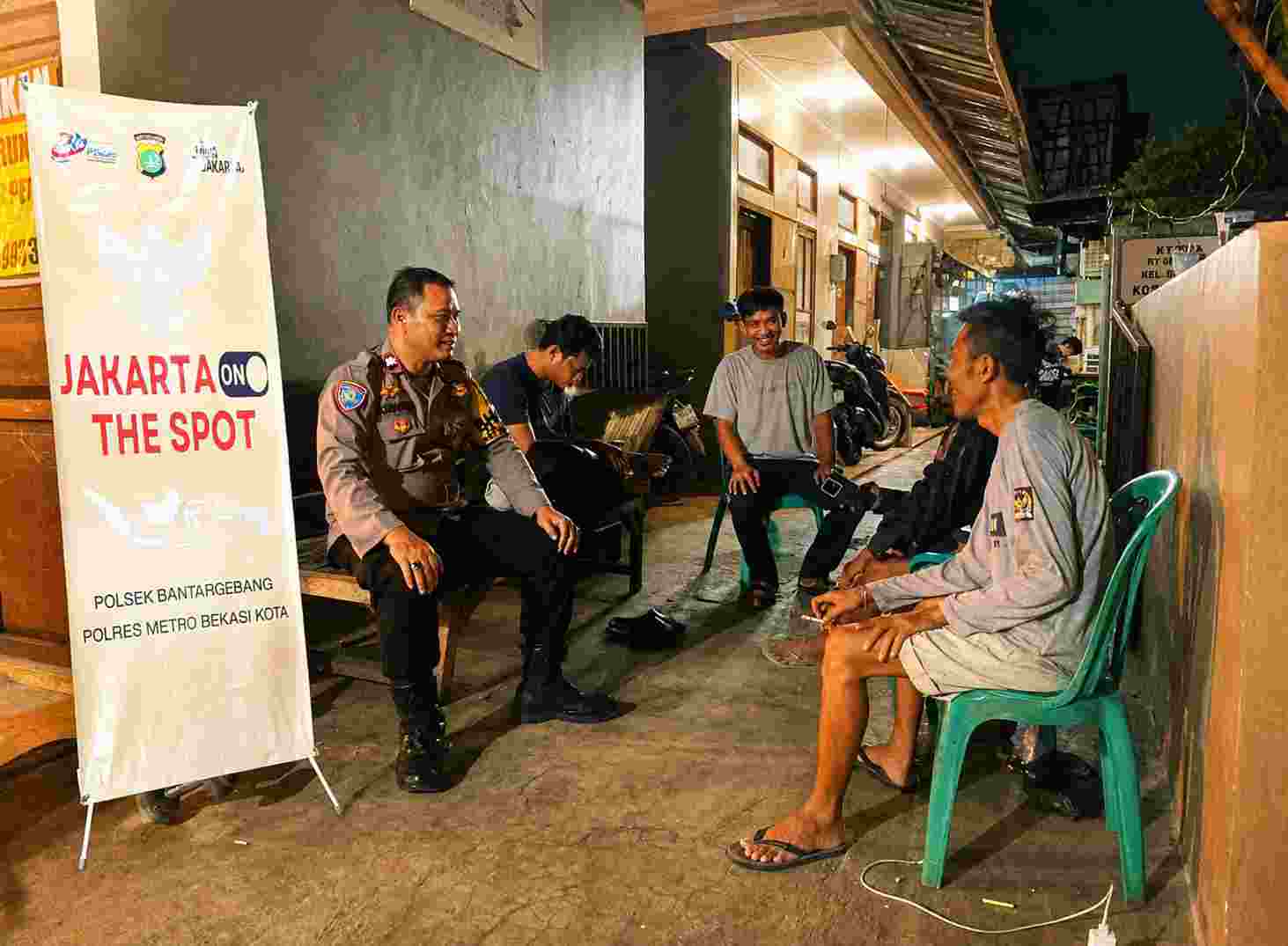 Jaga Jakarta On The Spot, Polsek Bantargebang Serap Aspirasi Warga Cimuning untuk Perkuat Kamtibmas
