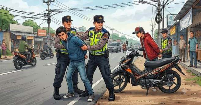 Operasi Brantas Jaya 2026 : Sat Reskrim Polres Metro Jakarta Utara Ungkap Dua Kasus Kejahatan Jalanan, Dua Tersangka Diamankan