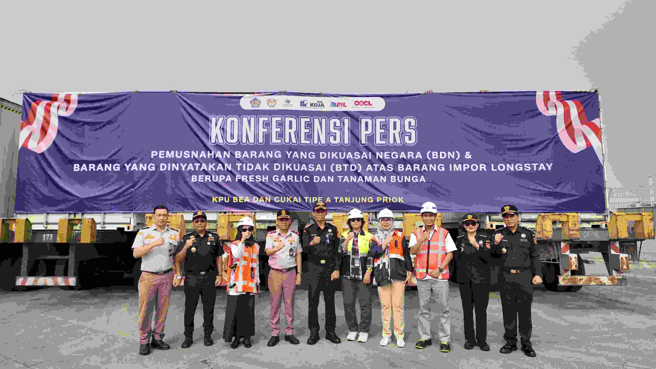 KSO TPK Koja Dukung Pemusnahan Barang Impor Longstay, Perkuat Efisiensi Logistik Nasional