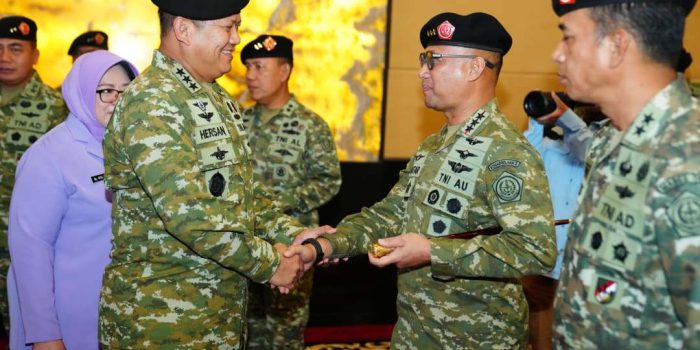 Irjen TNI Pimpin Laporan Korps Kenaikan Pangkat 105 Pati TNI
