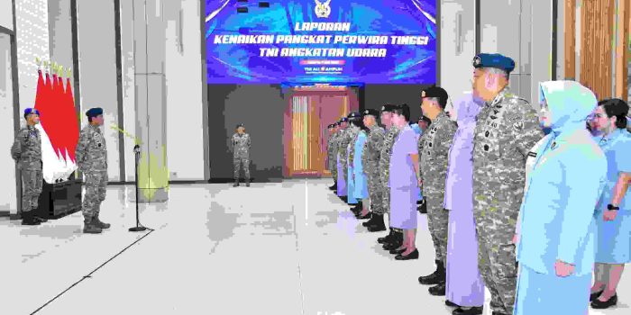 Perwira Tinggi TNI AU Terima Kenaikan Pangkat, Wujud Kepercayaan dan Amanah