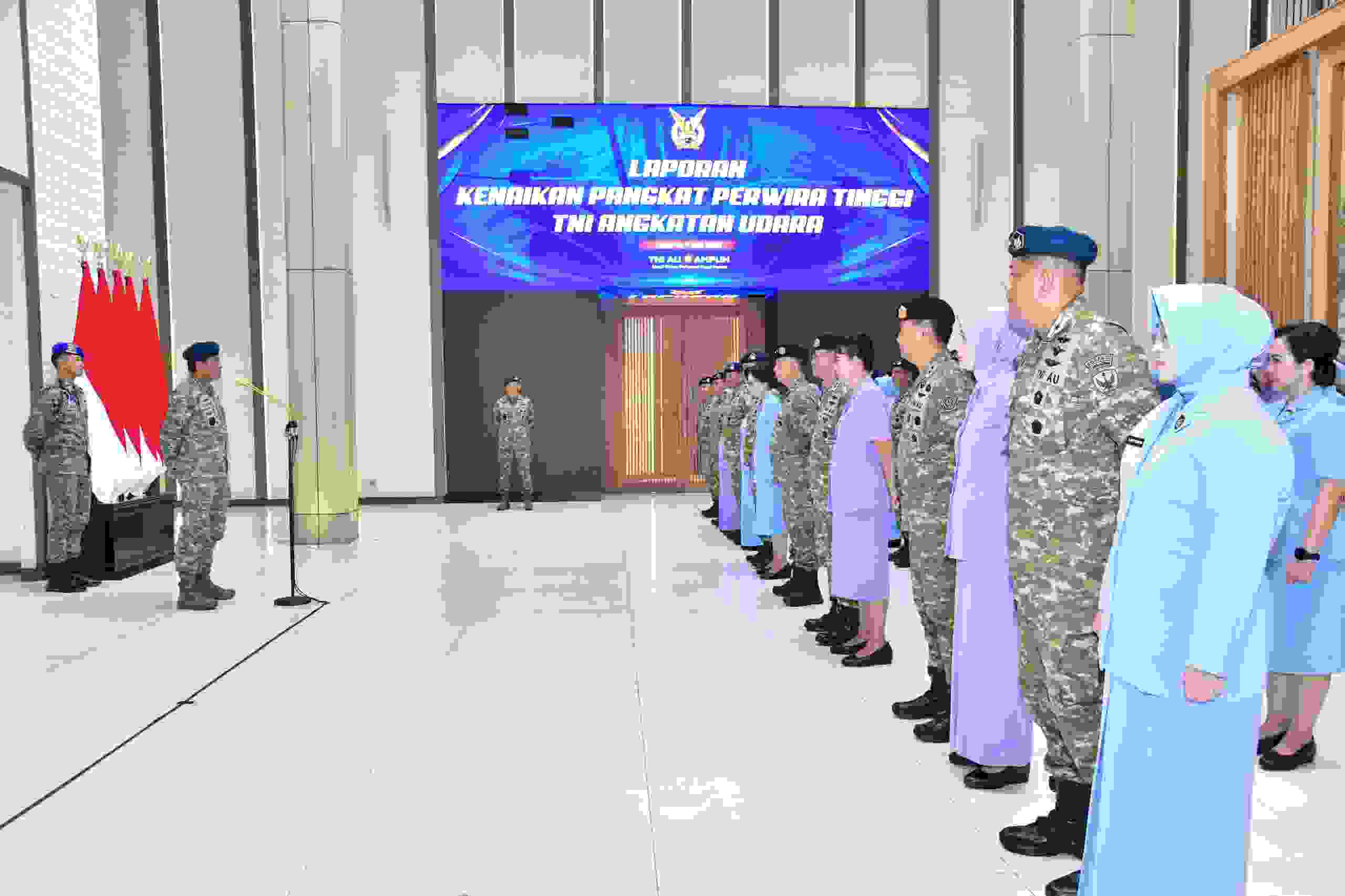 Perwira Tinggi TNI AU Terima Kenaikan Pangkat, Wujud Kepercayaan dan Amanah