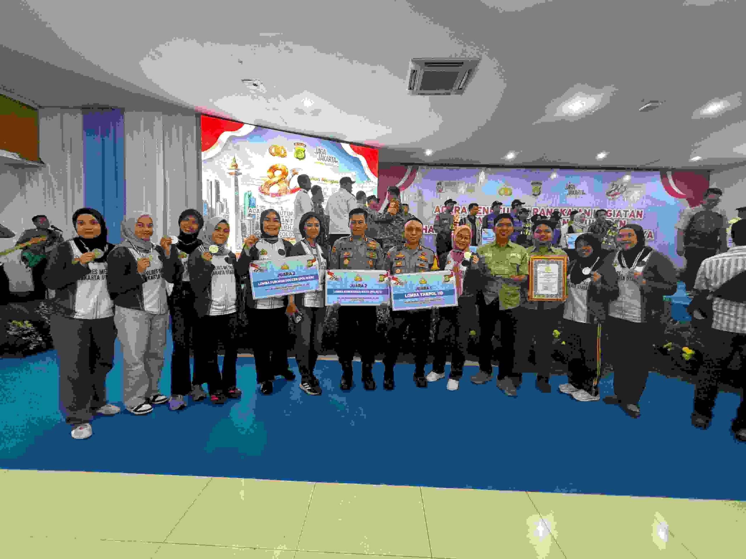 Polres Metro Jakarta Utara Borong 4 Gelar Piala Bergengsi pada HUT Bhayangkara ke-80
