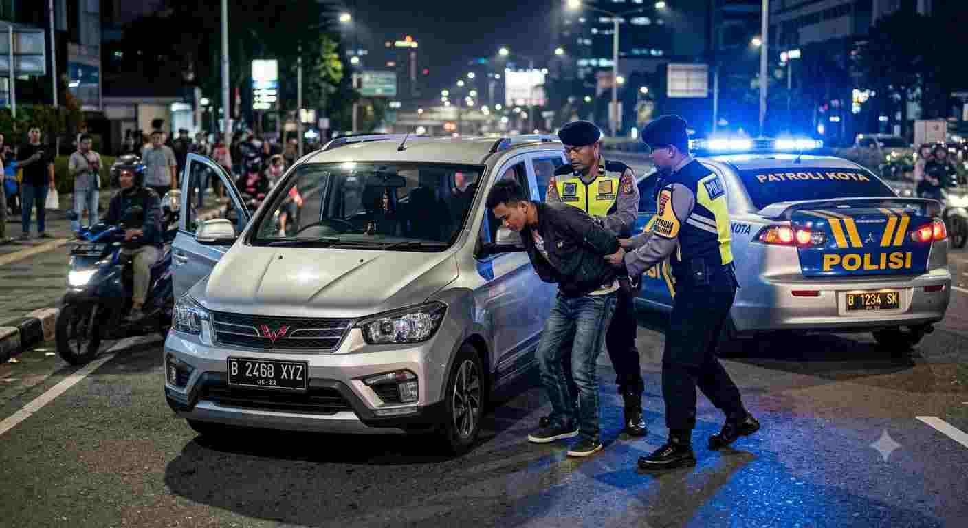 Polres Metro Jakarta Utara Berhasil Ungkap Kasus Pencurian Mobil Pajero Sport, Pelaku Ditangkap di Nganjuk