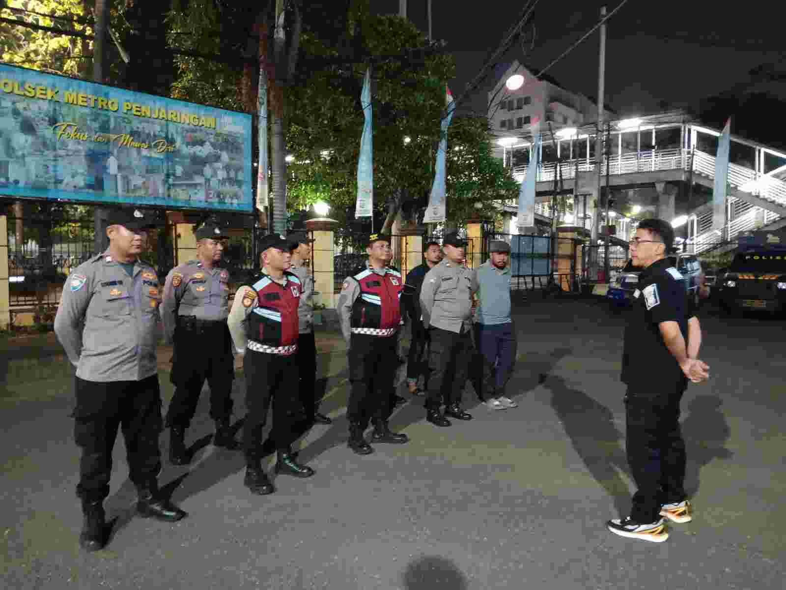 Jaga Jakarta, Polsek Metro Penjaringan Gelar KRYD Antisipasi Tawuran dan Kejahatan Jalanan