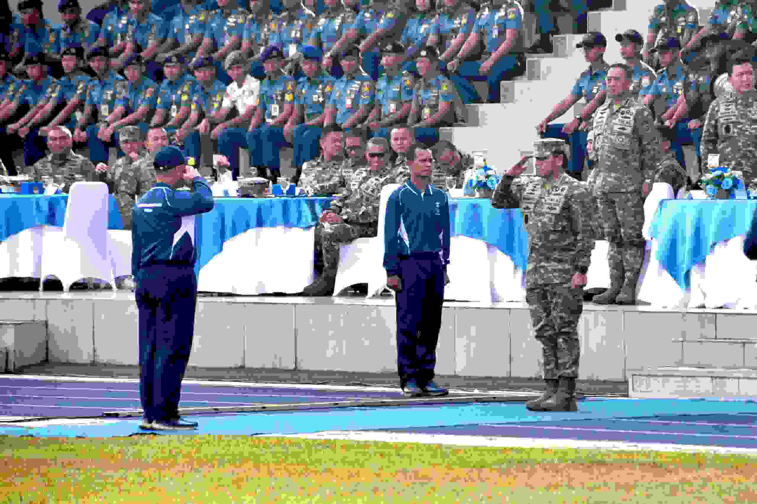 GELORAKAN SEMANGAT OLAHRAGA, PRAJURIT JALASENA KODAERAL III IKUT BERLAGA BERSAMA KONTINGEN KOARMADA RI DI PEKAN OLAHRAGA TNI AL