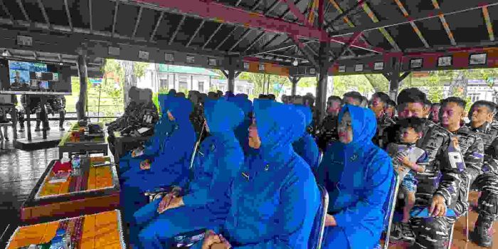 Danlanal Simeulue Disambut Forkopimda dan Seluruh Prajurit Kuatkan Keamanan Maritim Pantai Barat Indonesia