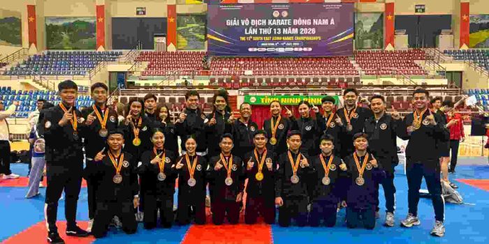 Team INKAI merebut 7 Emas di Kejuaraan Dunia SEAKF Vietnam 2026