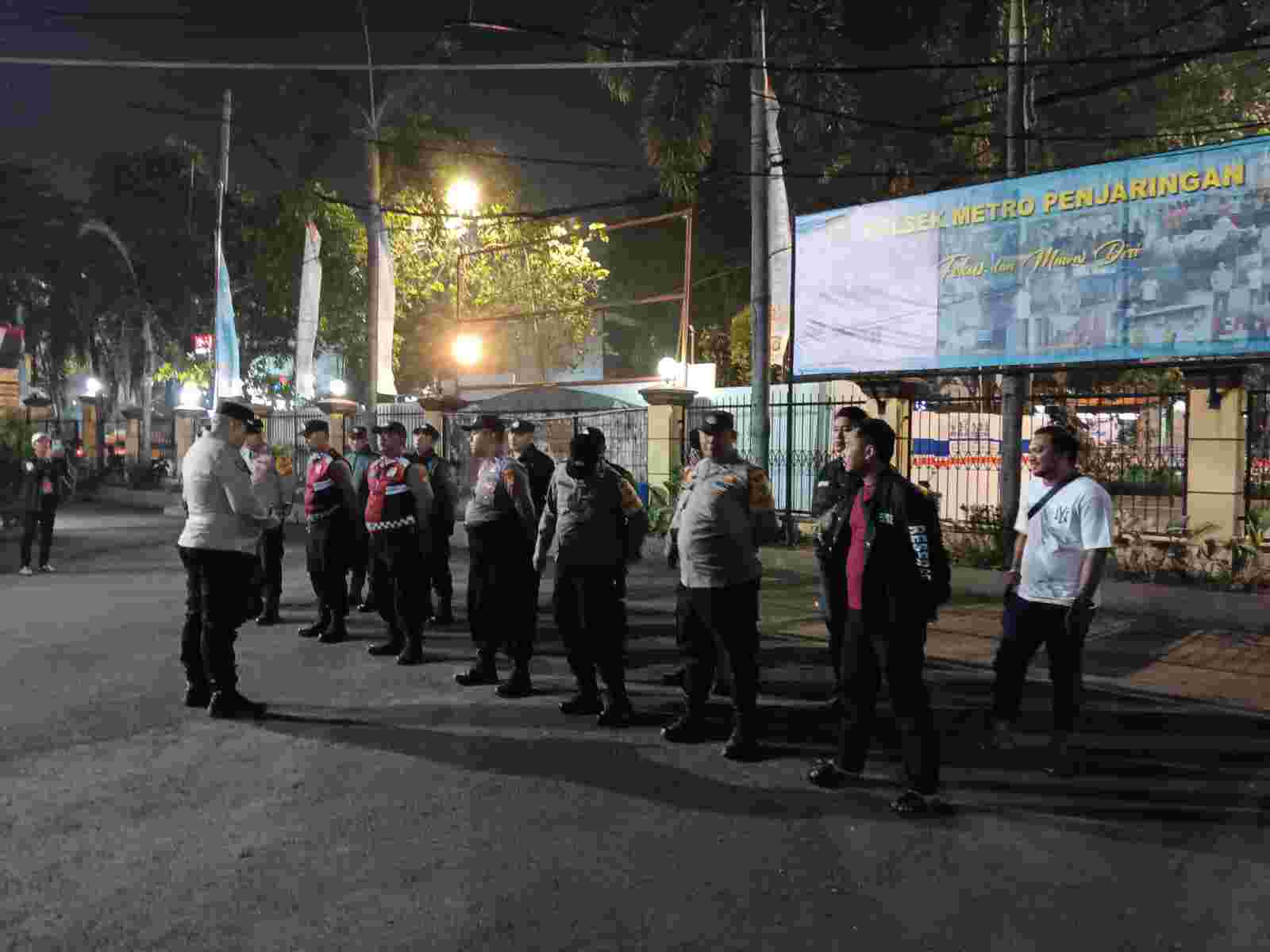Jaga Jakarta, Polsek Metro Penjaringan Gelar KRYD Antisipasi Tawuran dan Kejahatan Jalanan
