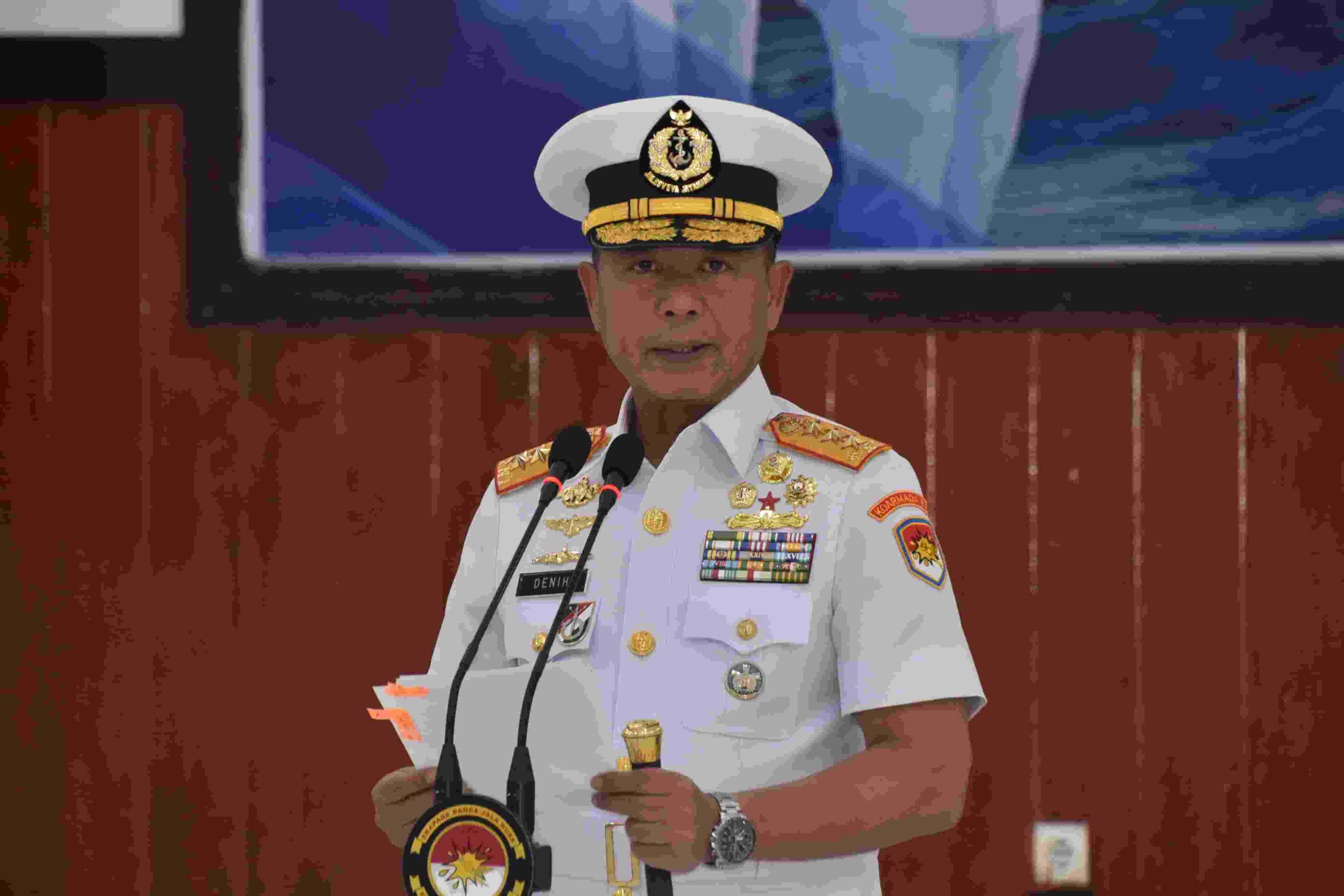 KOMITMEN TEGAKKAN HUKUM DI LINGKUNGAN TNI AL, DANKODAERAL III HADIRI PENYUMPAHAN PERWIRA PENYIDIK