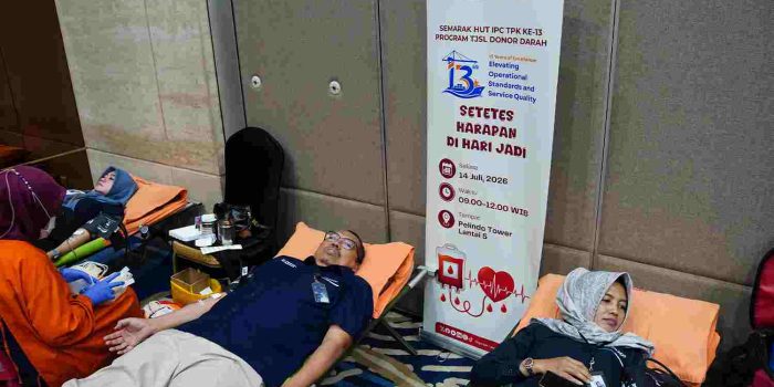HUT ke-13 IPC TPK Jadi Momentum Berbagi, Donor Darah Himpun 128 Kantong untuk Sesama