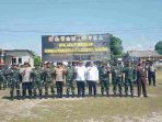 Prajurit Lanal Bintan Ikuti Upacara Pembukaan TMMD Ke-129 Kodim 0315/TPI di Desa Busung Prajurit Lanal Bintan Ikuti Upacara Pembukaan TMMD Ke-129 Kodim 0315/TPI di Desa Busung