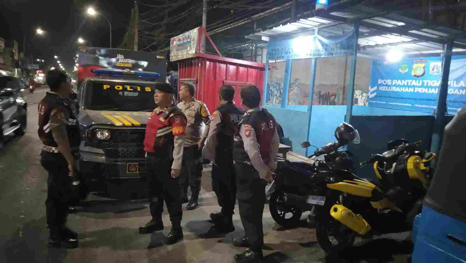 Polsek Metro Penjaringan Gelar KRYD, Tiga Motor Tanpa Surat Diamankan