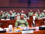 Panglima TNI Bersama Wamenhan RI Hadiri Raker Bersama Komisi I DPR RI