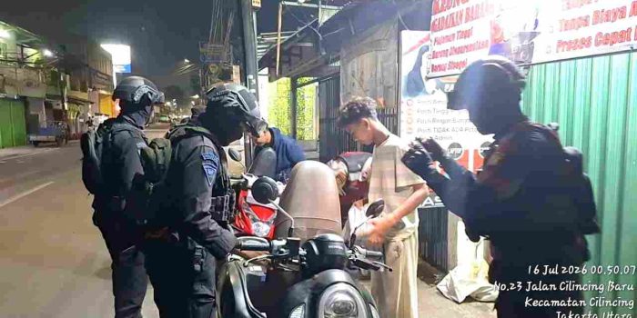 Polsek Cilincing Patroli KRYD, Sasar Titik Rawan Tawuran dan Kejahatan Jalanan di Jakarta Utara